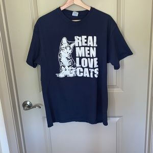 Real Men Love Cats Men’s Tee Shirt